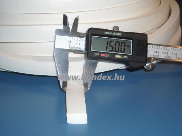 8x15 mm-es habosított szilikon szalag (téglalap)