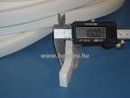 15x10 mm-es habosított szilikon szalag (téglalap)